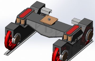 四轮转向架SW设计