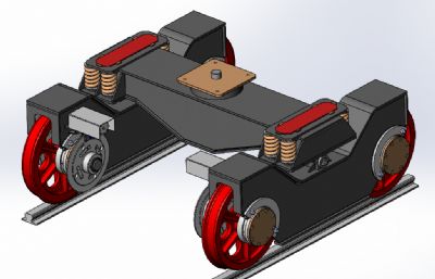四轮转向架SW设计
