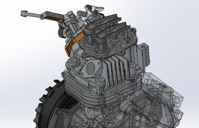 布里格斯斯特拉顿发动机,单缸四冲程发动机