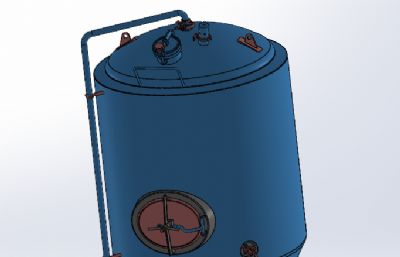10BBL发酵罐模型