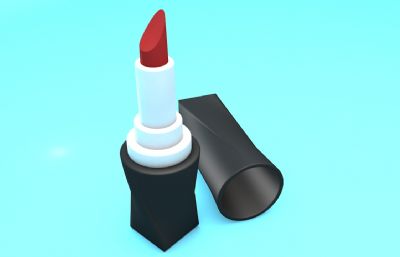 口红C4D模型