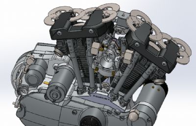 哈里戴维森xlh1000发动机