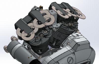 哈里戴维森xlh1000发动机