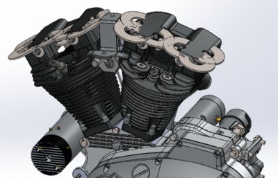 哈里戴维森xlh1000发动机