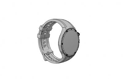 OPPO Watch X2智能手表 电商设计C4D,KEYSHOT模型