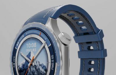 OPPO Watch X2智能手表 电商设计C4D,KEYSHOT模型