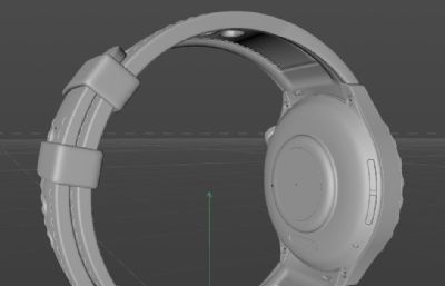 OPPO Watch X2智能手表 电商设计C4D,KEYSHOT模型