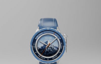 OPPO Watch X2智能手表 电商设计C4D,KEYSHOT模型