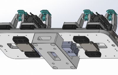 基于气缸的变距移栽机构
