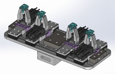 基于气缸的变距移栽机构