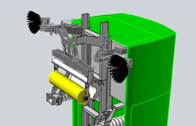 机械扫地车主体结构
