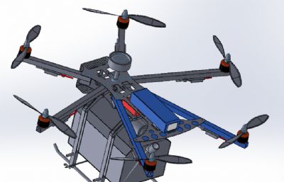 农用六旋翼植保无人机