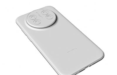 华为Mate 70 Air手机3D模型