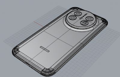 华为Mate 70 Air手机3D模型