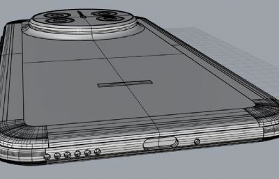华为Mate 70 Air手机3D模型
