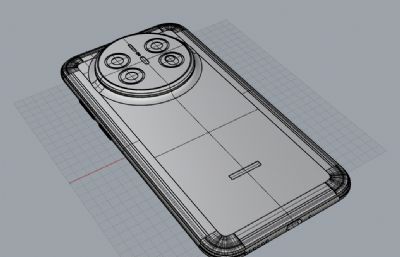 华为Mate 70 Air手机3D模型