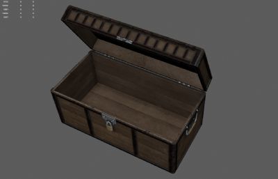 破旧木箱 装备箱子 宝藏箱