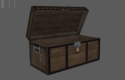 破旧木箱 装备箱子 宝藏箱