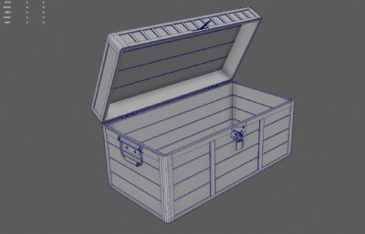 破旧木箱 装备箱子 宝藏箱