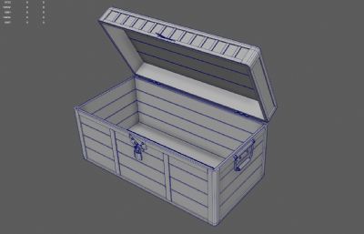 破旧木箱 装备箱子 宝藏箱