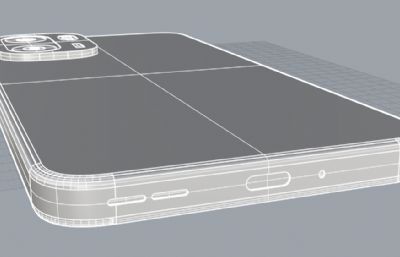 一加ONEPLUS Ace6手机外观rhino模型