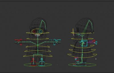 卡通圣诞老人 圣诞节老爷爷 带绑定