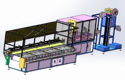 汽车硬骨架裁断收料生产线