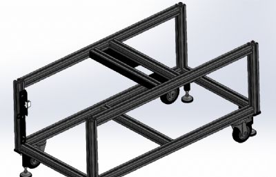 铝型材模块化装配推车