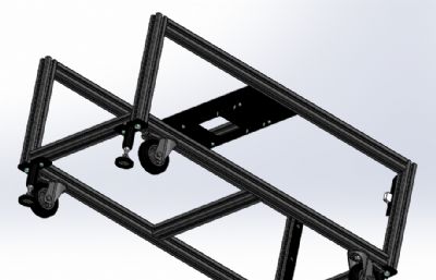 铝型材模块化装配推车