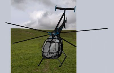 AH-6G小鸟轻型攻击直升机