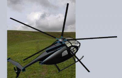 AH-6G小鸟轻型攻击直升机