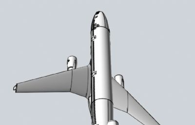 MD-11客机三维模型