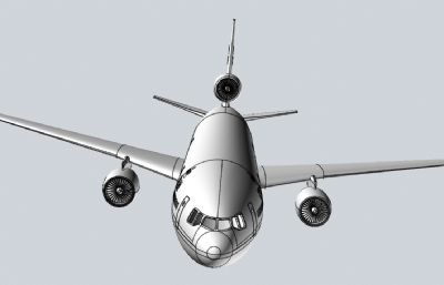 MD-11客机三维模型