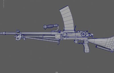 机关枪 歪把子机枪 日式99式轻机枪