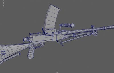 机关枪 歪把子机枪 日式99式轻机枪