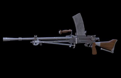 机关枪 歪把子机枪 日式99式轻机枪