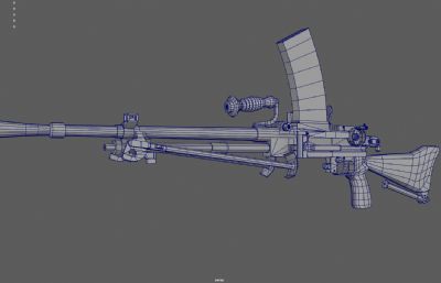 机关枪 歪把子机枪 日式99式轻机枪