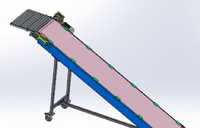 移动式斜面高位输送带