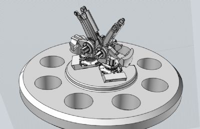 机器人奖杯兄弟展示模型