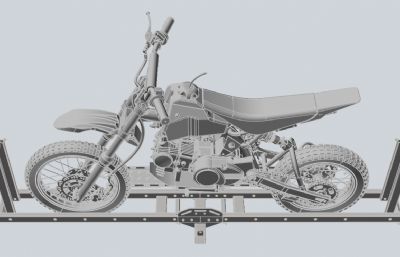 儿童越野摩托车+运输架