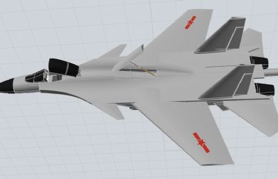 歼15战斗机简易模型