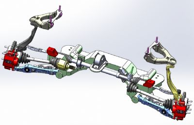 悬挂结构3D图纸