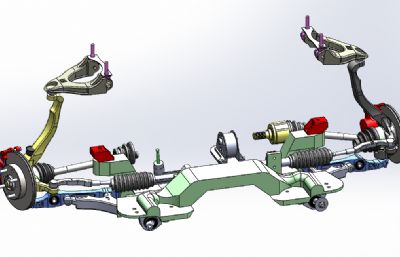 悬挂结构3D图纸