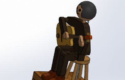 吉他玩家木制玩具
