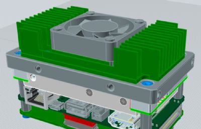TX2模块带载体板
