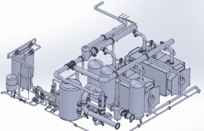 4MW燃气模块化锅炉房