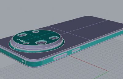 华为Mate 80 Pro Max手机3D模型