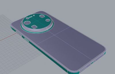 华为Mate 80 Pro Max手机3D模型