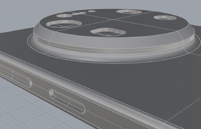 华为Mate 80 Pro Max手机3D模型