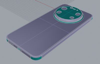 华为Mate 80 Pro Max手机3D模型